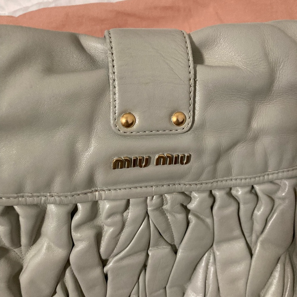 Miu Miu Two-Way Bag Leather - image 6